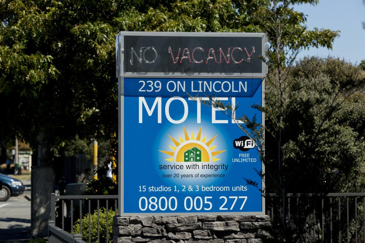 239 On Lincoln Motel ไครสต์เชิร์ช ภายนอก รูปภาพ